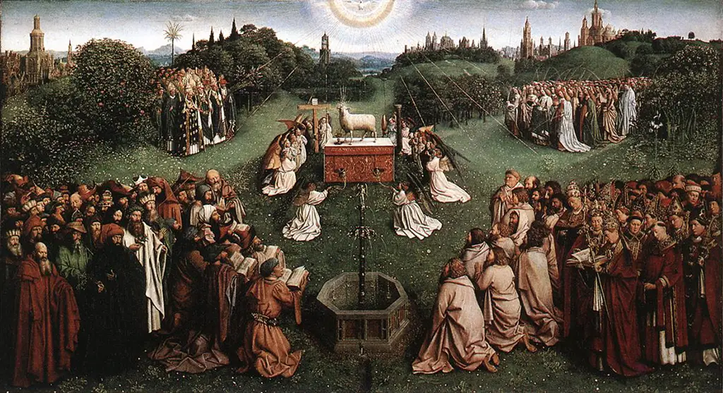 Adoration of the Lamb - Central Panel of the Ghent Altarpiece